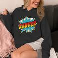 Kids Boys Xander Name Comic Book Superhero Unisex Hoodie