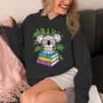 Koala Bear Librarian Reading Books Koala Unisex Hoodie