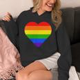 Lgbt レインボーウィングス フラッグ ハート ゲイ バイ ラブ プライド月間 Lgbtq パーカー