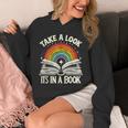 Take A Look A Book Vintage Reading Librarian Rainbow Unisex Hoodie Take A Look A Book Vintage Reading Librarian Rainbow Unisex Hoodie