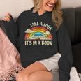 Take A Look Its In A Book Lover Bookworm Reading Books Unisex Hoodie