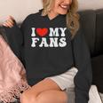 I Love My Fans パーカー