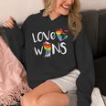 Love Wins Raised Fist Lgbt Lgbtq プライド アウェアネス レインボー パーカー