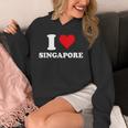 I Loveingapore Heart シンガポールギフト パーカー