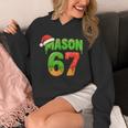 Mason 67 Christmas Ice Cream Drip Meme Six Seven Baseball Unisex Hoodie