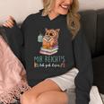 Mir Reicht's Ich Geh Resen Books Reading Fan Bookworm Owls Unisex Hoodie