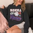 Momma Rookie Of Year 1st Birthday Baseball Theme Matching Unisex Hoodie