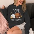 Nope Not Todayleeping American Bald Eagle Nap Early Bird パーカー