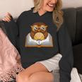 Owl Book Literature Book Reading Unisex Hoodie