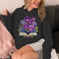 Pansies Flowers Book Pansy Floral Unisex Hoodie