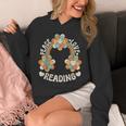 Rainbow Groovy Book Lover Outfit Hippie Peace Love Reading Unisex Hoodie Rainbow Groovy Book Lover Outfit Hippie Peace Love Reading Unisex Hoodie