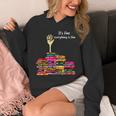 Reading Books Librarian Reader Nerd It's Fine Teacher School Unisex Hoodie