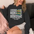 I Rescue Books Trapped Bookstore Book Reader Bookworm Unisex Hoodie