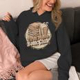 Retro Tired Moms Book Club Bookish Booktrovert Mother's Day Unisex Hoodie