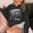 Shrimps Is Bugs Memeeafood Lovers ファン パーカー