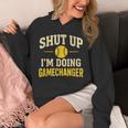 Shut Up I'm Doing Gamechanger Baseball Softball Cheer Unisex Hoodie Shut Up I'm Doing Gamechanger Baseball Softball Cheer Unisex Hoodie