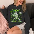 St Patricks Day Baseball Skeleton Irish Leprechaun Hat Boys Unisex Hoodie