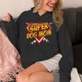 Super Dog Mom Superhero Dog Lover Comic Book Style Unisex Hoodie
