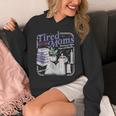 Tired Moms Book Club Retro Coffee Reader Unisex Hoodie