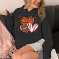 Valentines Baseball Basketball Football Heart Boy Men Unisex Hoodie Valentines Baseball Basketball Football Heart Boy Men Unisex Hoodie