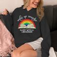 Wake Up Smarter Sleep With A Librarian Book Lover Bookworm Unisex Hoodie