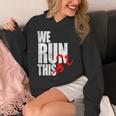 We Run This 我々はこれを実行しますランニング モチベーション マラソン フィットネス ワークアウト ジョギン パーカー