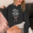 Women's Lift So I Can Carry More Books Reading Workout Unisex Hoodie Women's Lift So I Can Carry More Books Reading Workout Unisex Hoodie