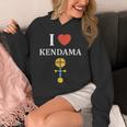 けん玉 おもちゃ シンプル ユーモア けん玉 I Love Kendama パーカー
