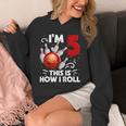 キッズ 5歳の誕生日 男の子 ボウリング This Is How I Roll 5歳 パーカー