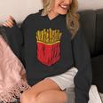 クールなフライドポテトポケットノベルティグラフィックtシャツ&クールデザイン パーカー