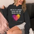 ゴッホ アート引用 ブロークンライフ アーティスト インスピレーション ハート バイブ 長袖tシャツ パーカー