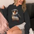 サングラスをかけたペンギン アニマル・フレンド ラブ・キュート・ペンギン パーカー