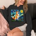 シバイヌ 面白いtシャツ 柴犬 犬 ゴッホ 星月夜 かわいい メンズ 子供 おもしろ 服 グッズ ネタ パーカー