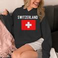 スイス国旗 スイス国地図フラッグ パーカー