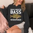 スモールマウスバス ウィスパラー コクチバス 長袖tシャツ パーカー