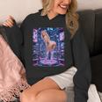 セクシーガールグラフィックtシャツ サイバーパンク ピンナップガールダンサー パーカー
