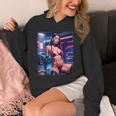 セクシーガールグラフィックtシャツ セクシーラティーナビキニモデル&スポーツカー パーカー