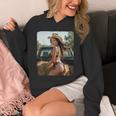 セクシーガールグラフィックtシャツ カウガールピンナップガール 2 パーカー