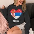 セルビア国旗シャツ パーカー