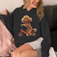 チャリで来た トイプードル 面白いtシャツ 犬 動物 メンズ グッズ かわいい おもしろ 面白い 服 ネタ パーカー