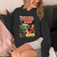 ハロウィン ホラー ヴィンテージ 魔女 コミックブック レトロ 怖い 面白い パーカー