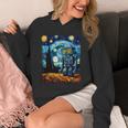 ビンテージロボットアート ゴッホ おもちゃ ロボットビルダー ロボティクス 長袖tシャツ パーカー