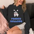 フレンチブルドッグ さん 犬【どうぶつフレンズ】グッズ ゆるくて かわいい イラスト 長袖tシャツ パーカー