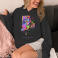 ロードアイランド州の地図 長袖tシャツ パーカー