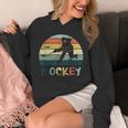 古典的なレトロなヴィンテージスタイルのアイスホッケーのtシャツストリートホッケー パーカー