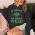 土曜日はwemoke Weeed-鈍いジョイントガンジャディスペンサリーアート パーカー