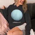 天王星tシャツ 天文学や宇宙愛好家へのギフトに最適 パーカー
