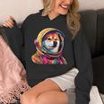 柴犬 面白いtシャツ 犬 宇宙飛行士 かわいい メンズ 子供 おもしろ 服 グッズ ネタ 犬好き パーカー