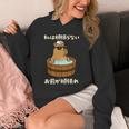 面白いtシャツ カピバラ 動物 メンズ かわいい おもしろ 面白い 服 ネタ 私は頑張らない お前が頑張れ 長袖tシャツ パーカー