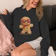 面白いサングラス ジンジャーブレッドマン ビスケット愛好家のための服 パーカー
